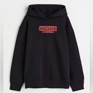 H&M Stranger Things Netflix Hooded Sweatshirt Unisex Size 20
